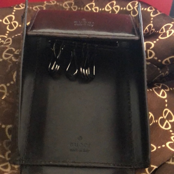 Gucci Accessories Gucci Leather Key Holder Poshmark